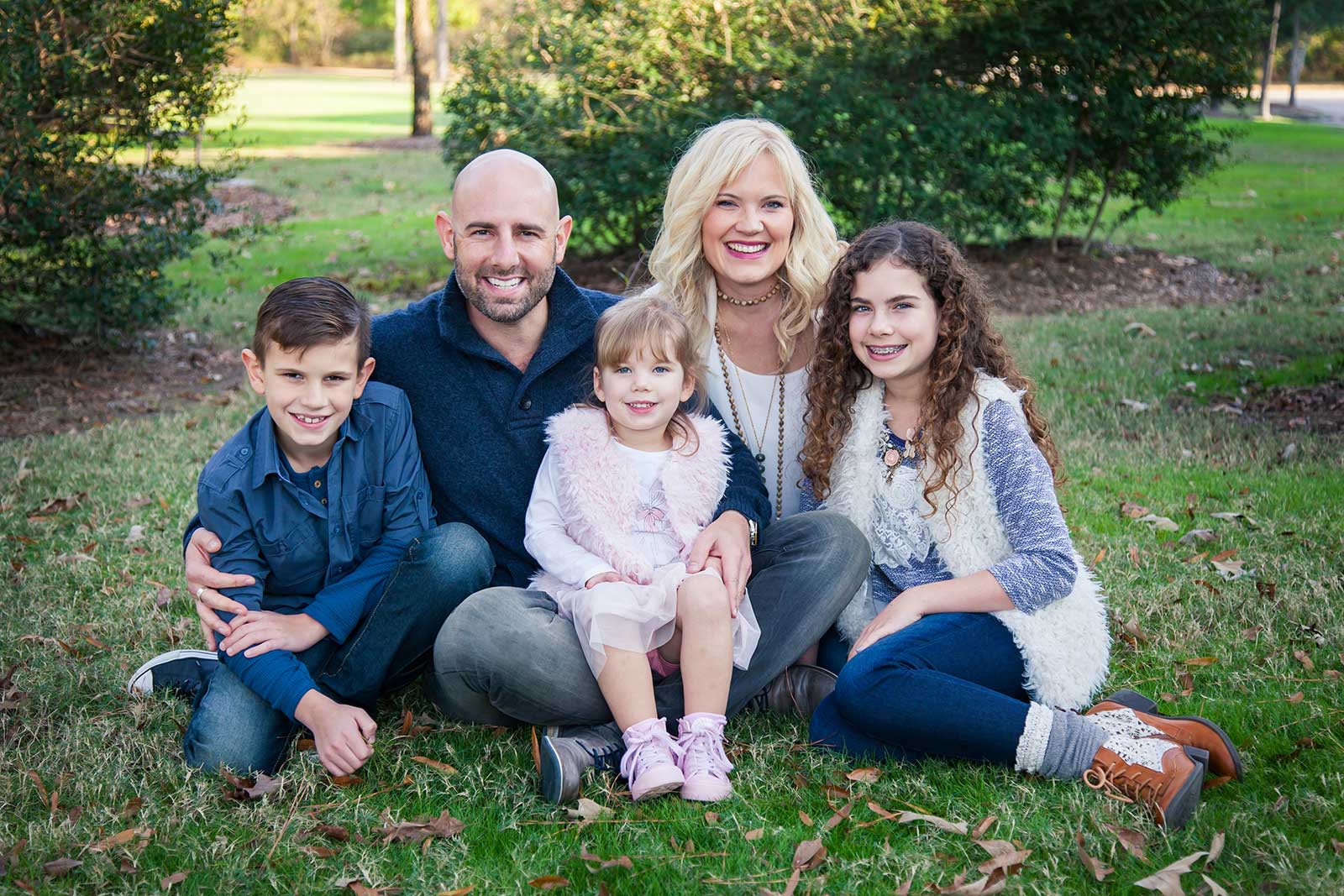 Pastors Frankie & Allie Mazzapica and their family, pastors of Celebration Church in The Woodlands, TX