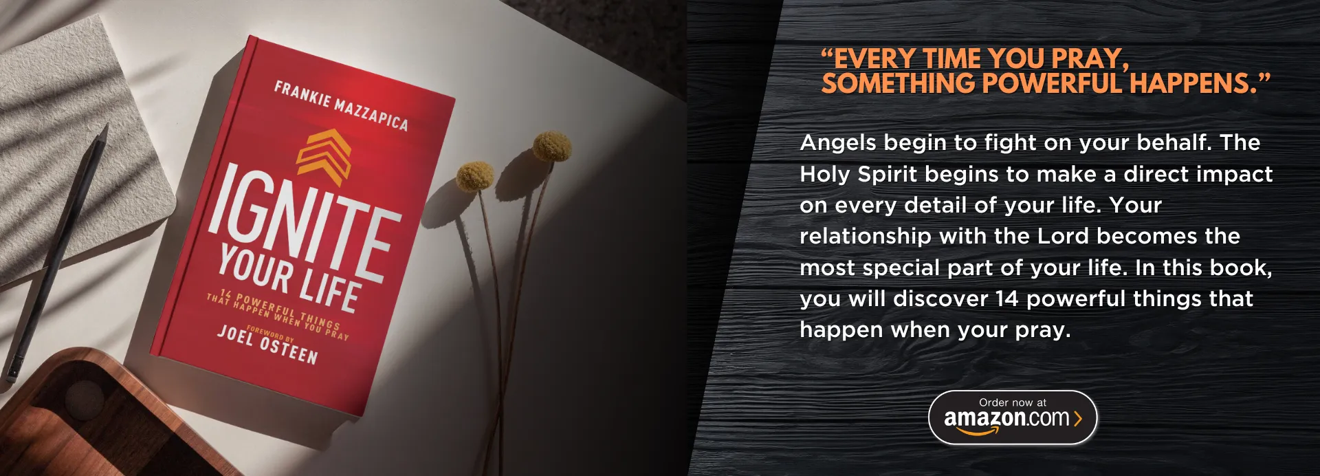 Ignite Your Life by Frankie Mazzapica with Foreword by Joel Osteen